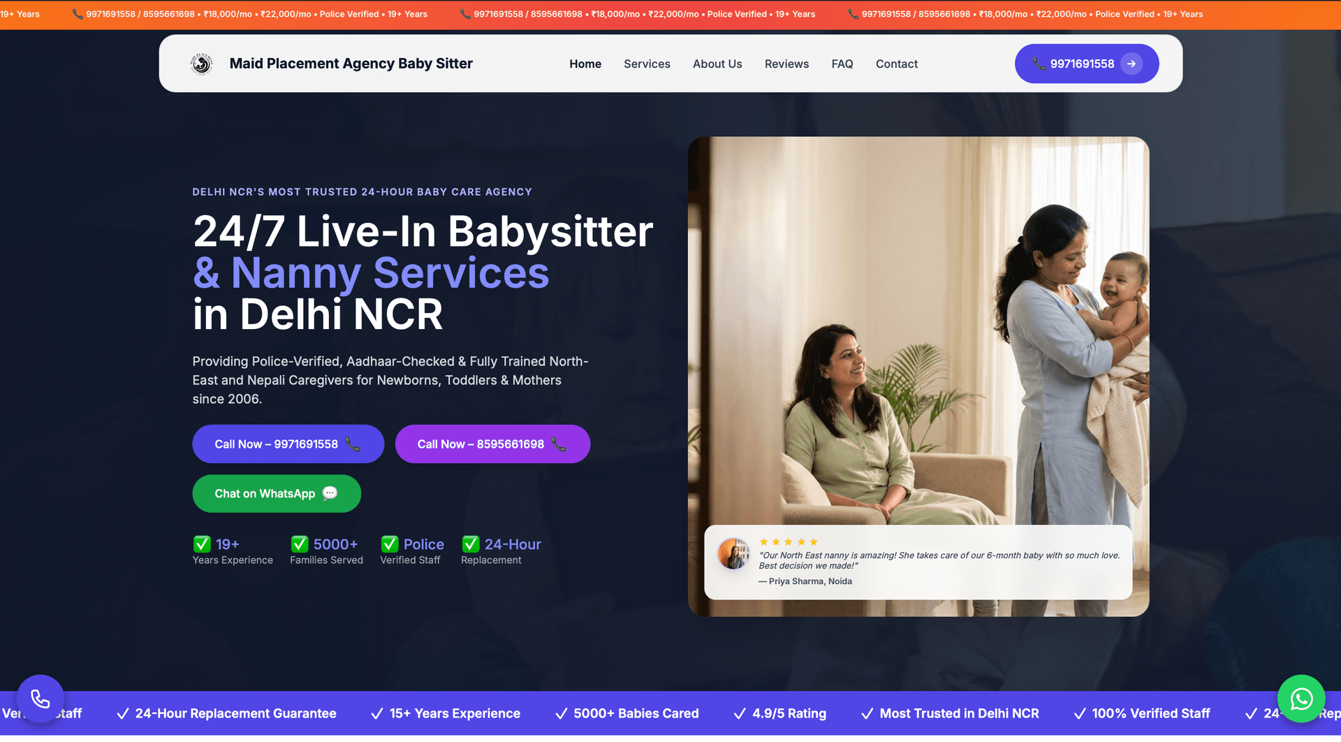 Maid Agency Premium - Advanced Booking Platform