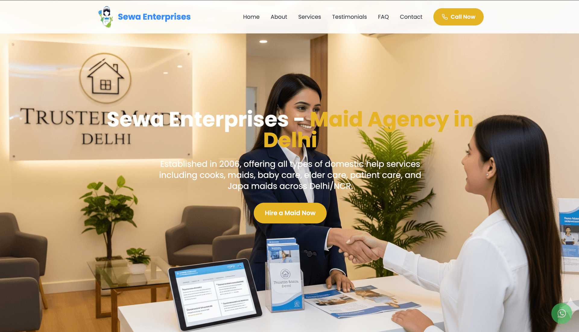 Maid Service Basic - Standard Website