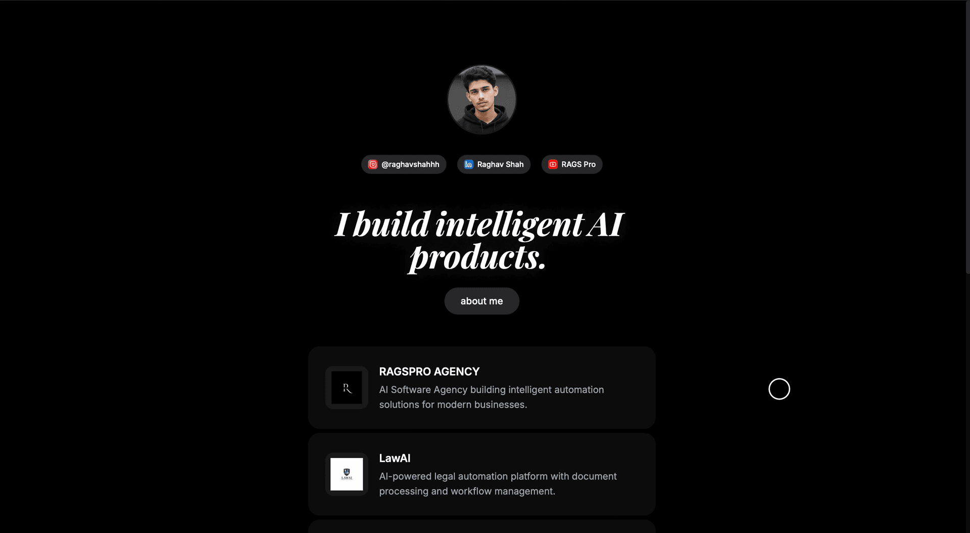 Raghav Portfolio - Personal Brand