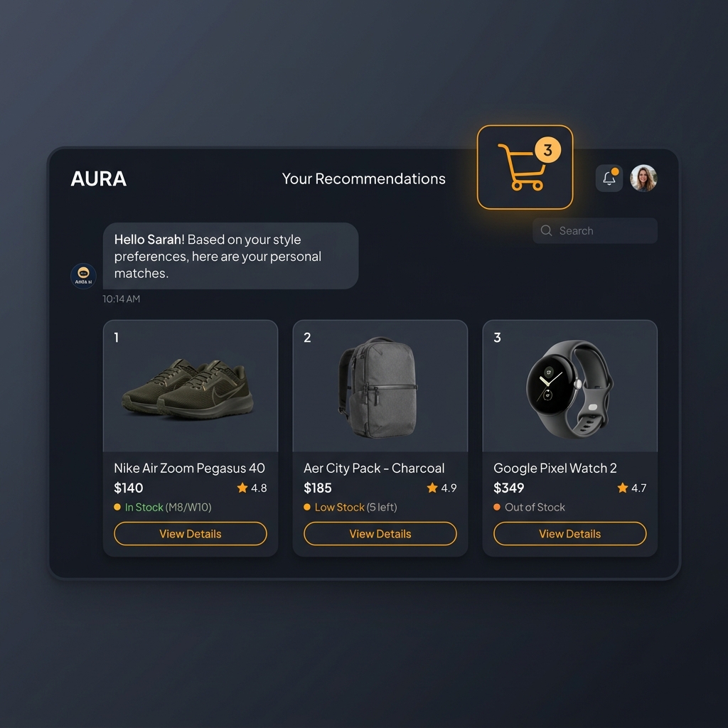AI Personal Shopper workflow