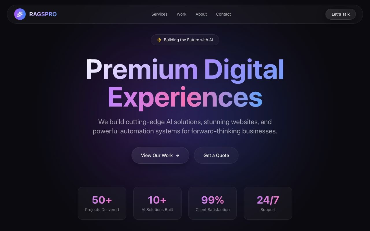 3D Floating Portfolio