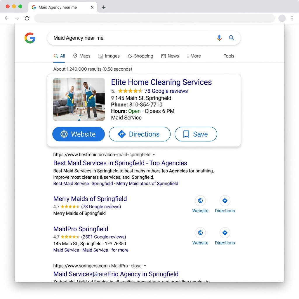 Google Business Profile Top Ranking Proof