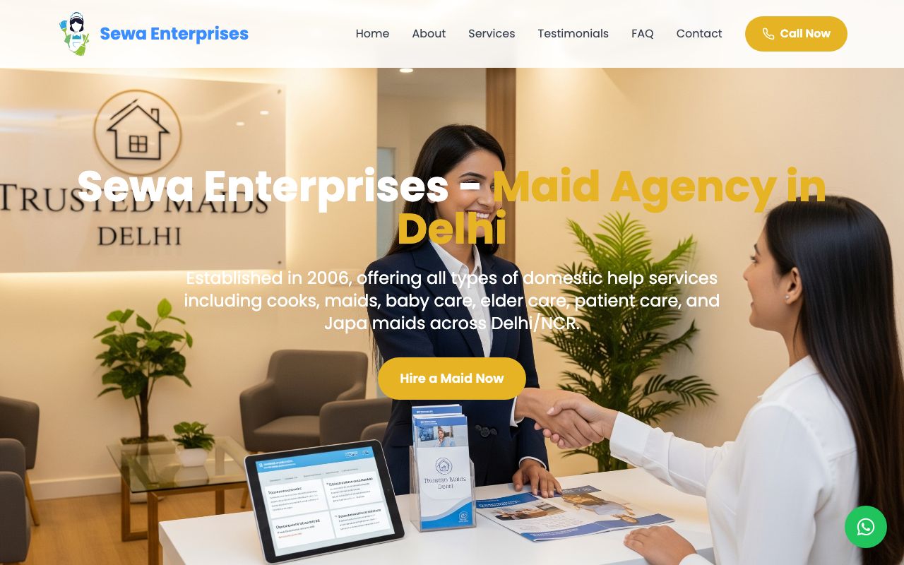 Maid Agency - Booking Platform