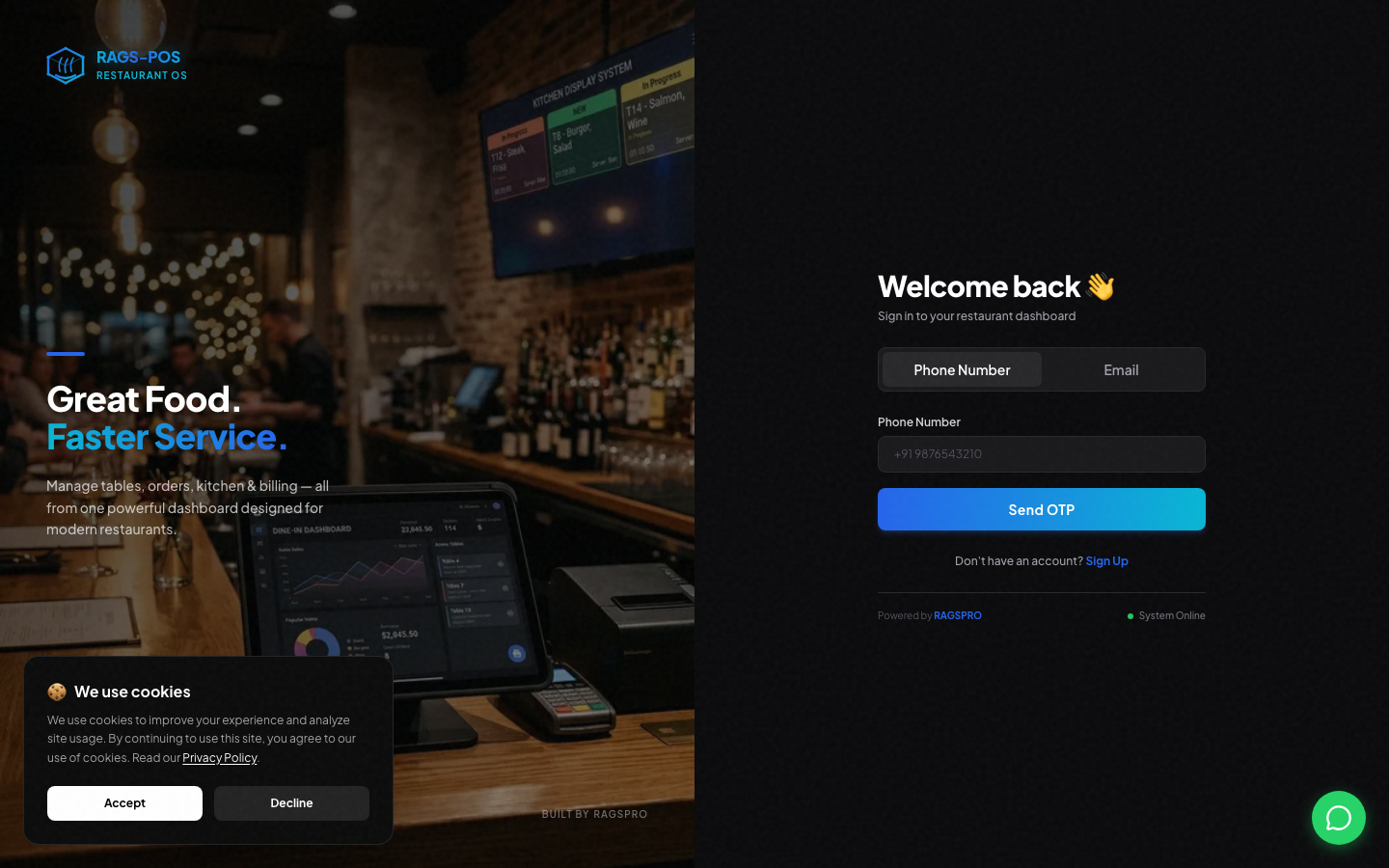 RAGS-POS - Restaurant POS System