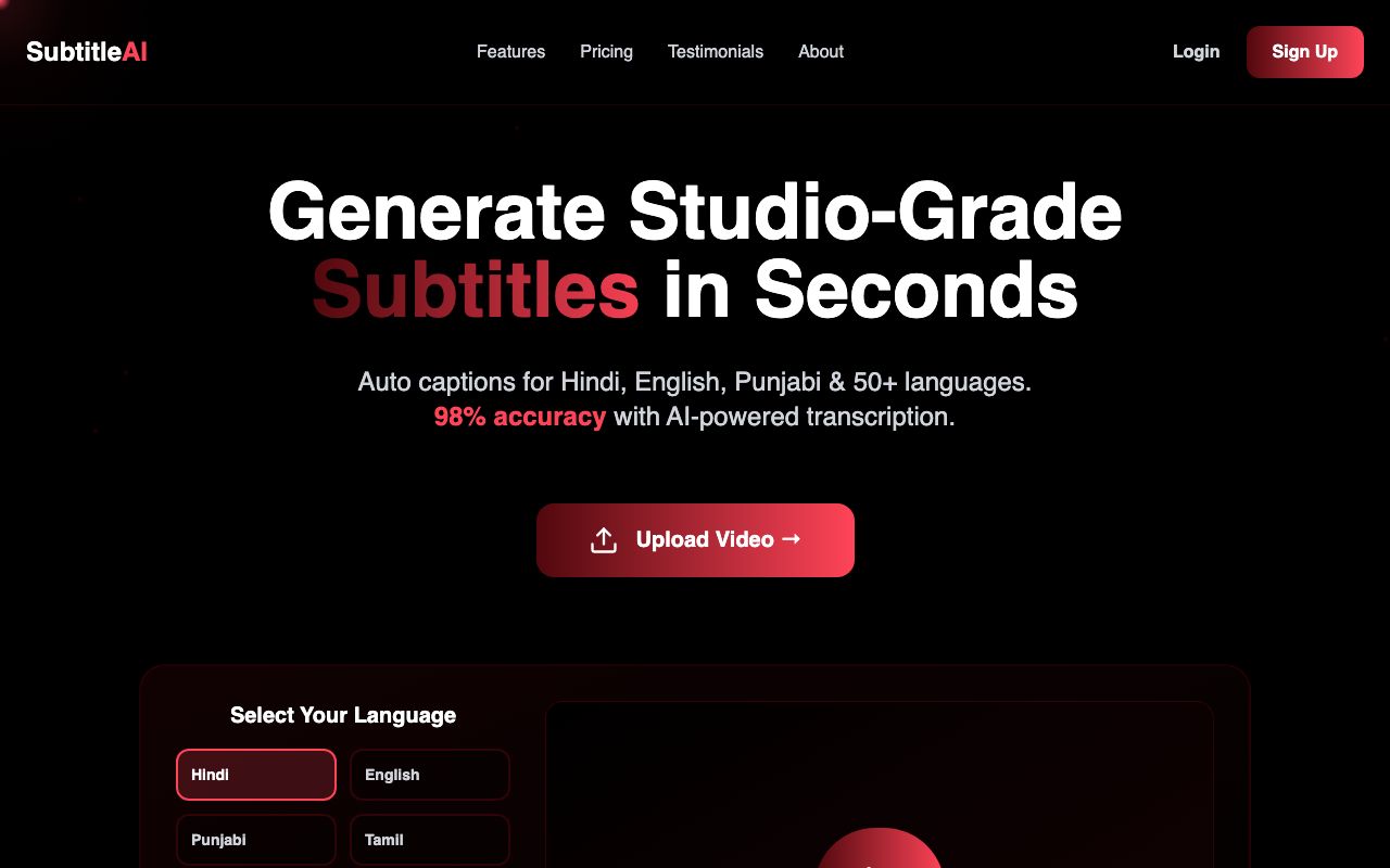 Subtitle Generator - Whisper AI